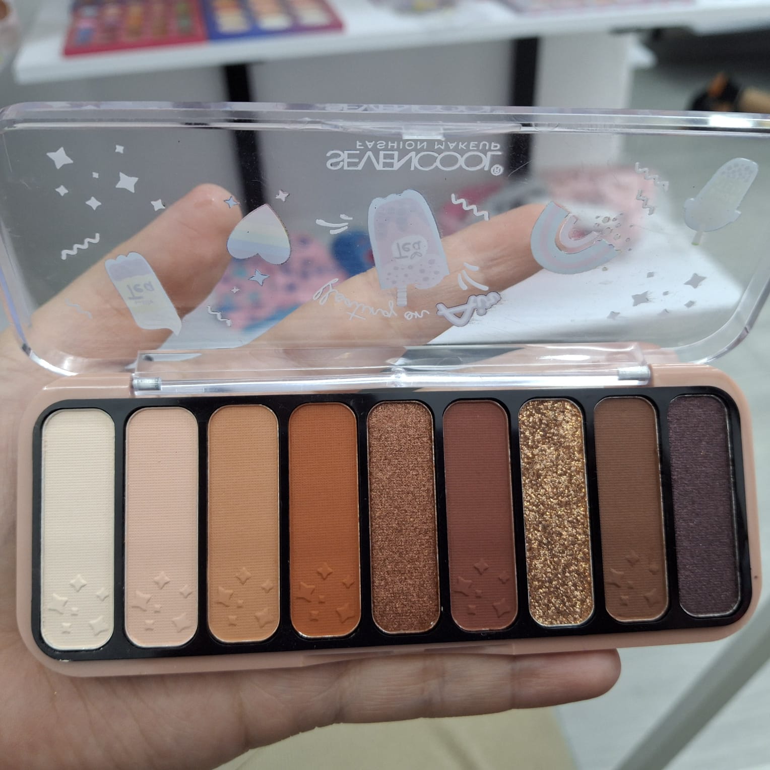 Paleta de Sombras mini Sevencoo